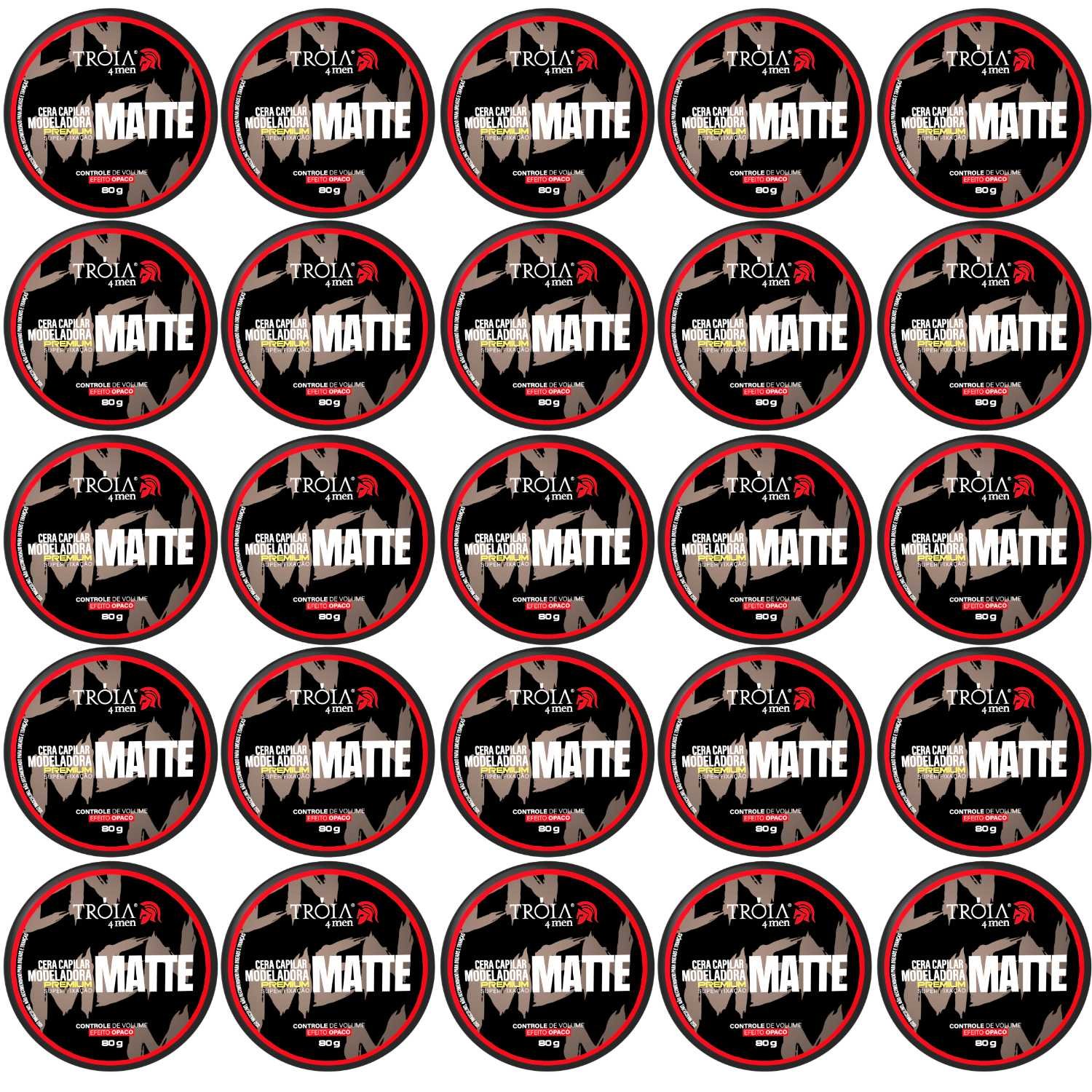 25 Cera Matte Troia Hair 80g - Combo Cera Premium