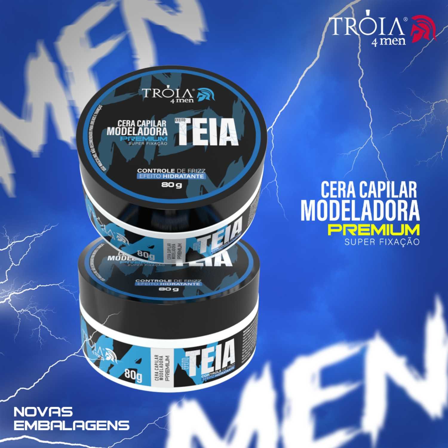 25 Cera Teia Troia Hair 80g - Combo Cera Premium - Imagem 4