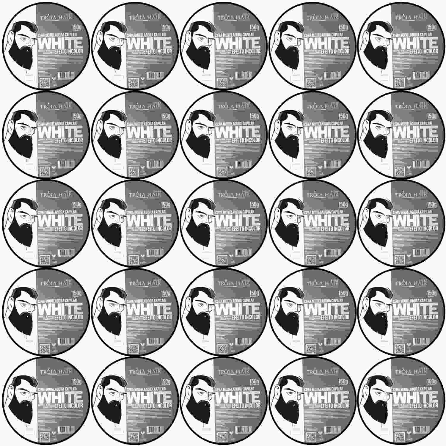 25 Pomadas Modeladoras Incolor 150g Atacado - Tróia Hair