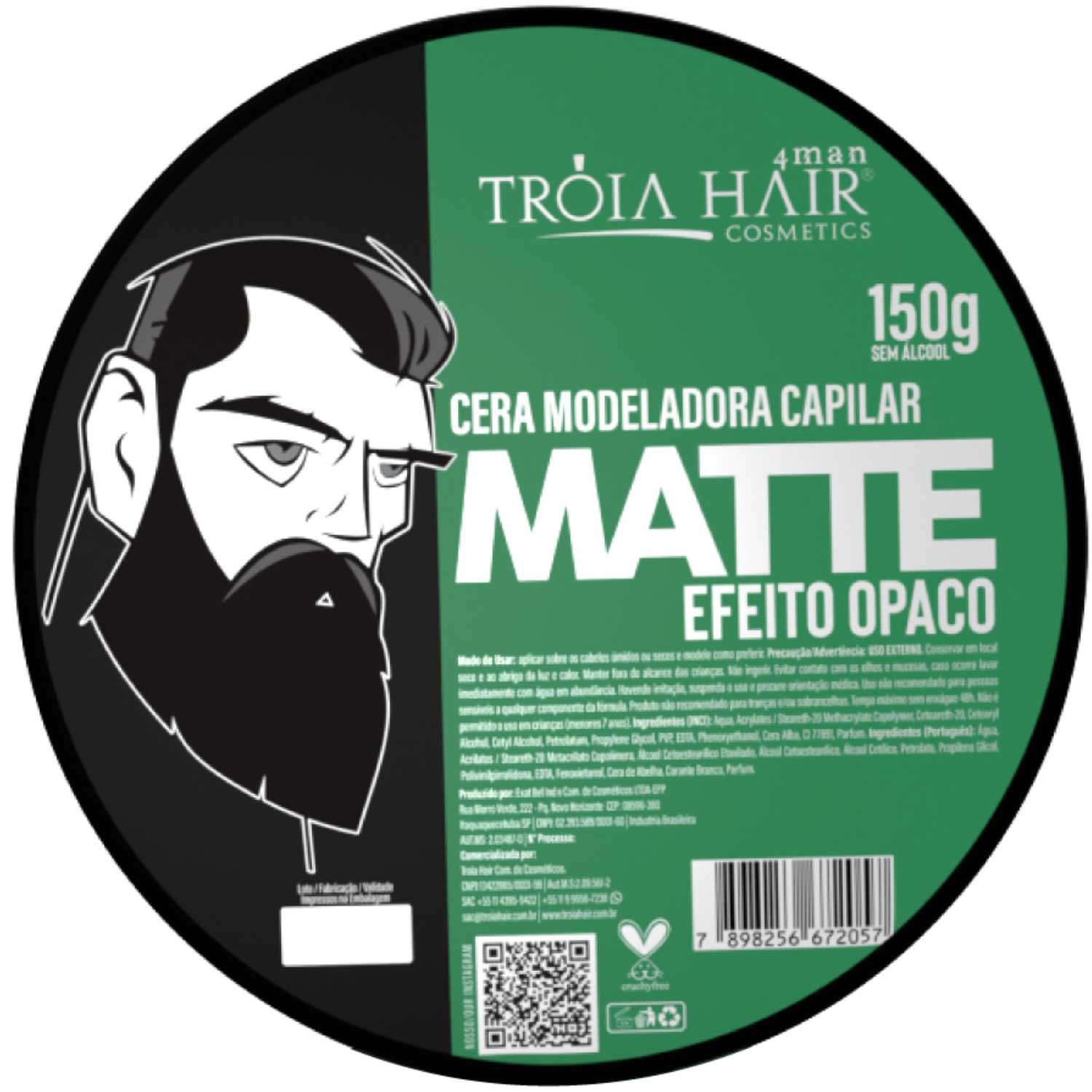 25 Pomadas Modeladoras Matte e Black 150g Atacado - Tróia Hair - Imagem 4