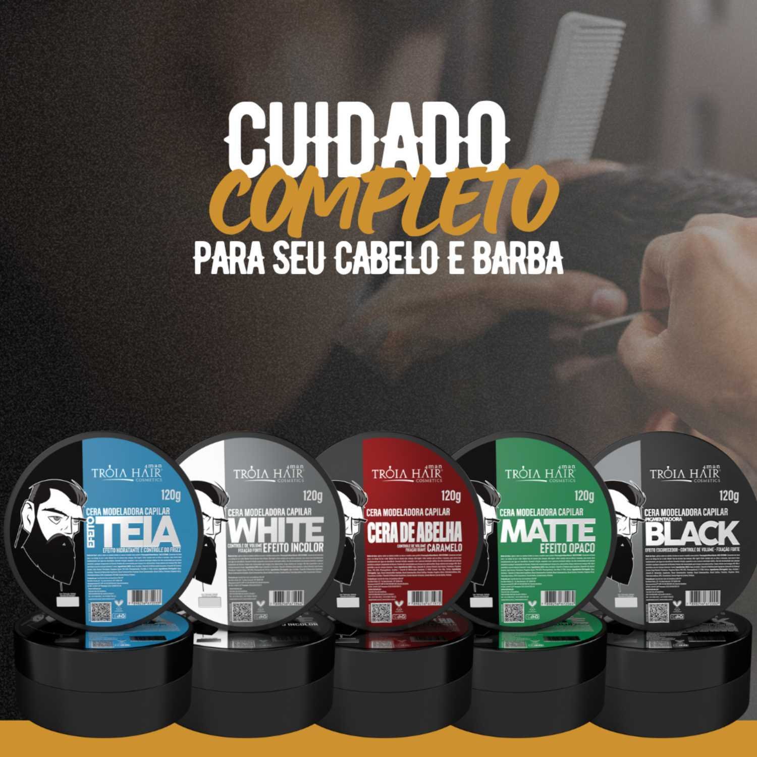 25 Pomadas Modeladoras Teia 120g Atacado - Tróia Hair - Imagem 4