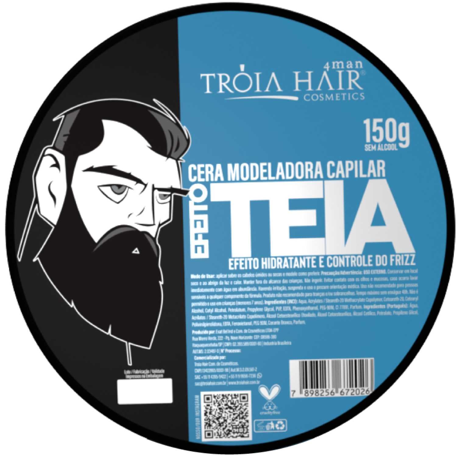 25 Pomadas Modeladoras Teia 150g Atacado - Tróia Hair - Imagem 2