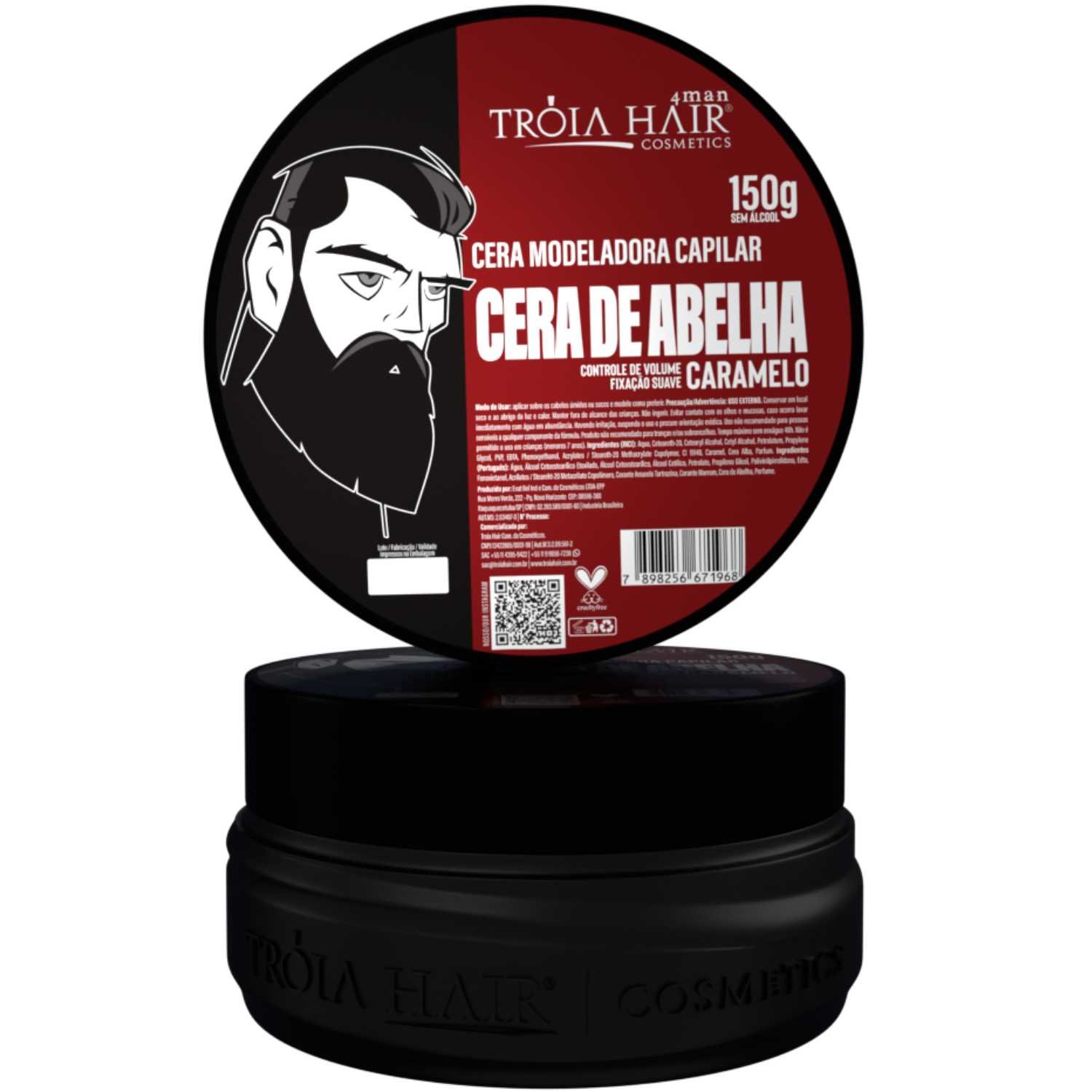 25 Pomadas Modeladoras Black e Caramelito 150g Atacado - Tróia Hair - Imagem 2