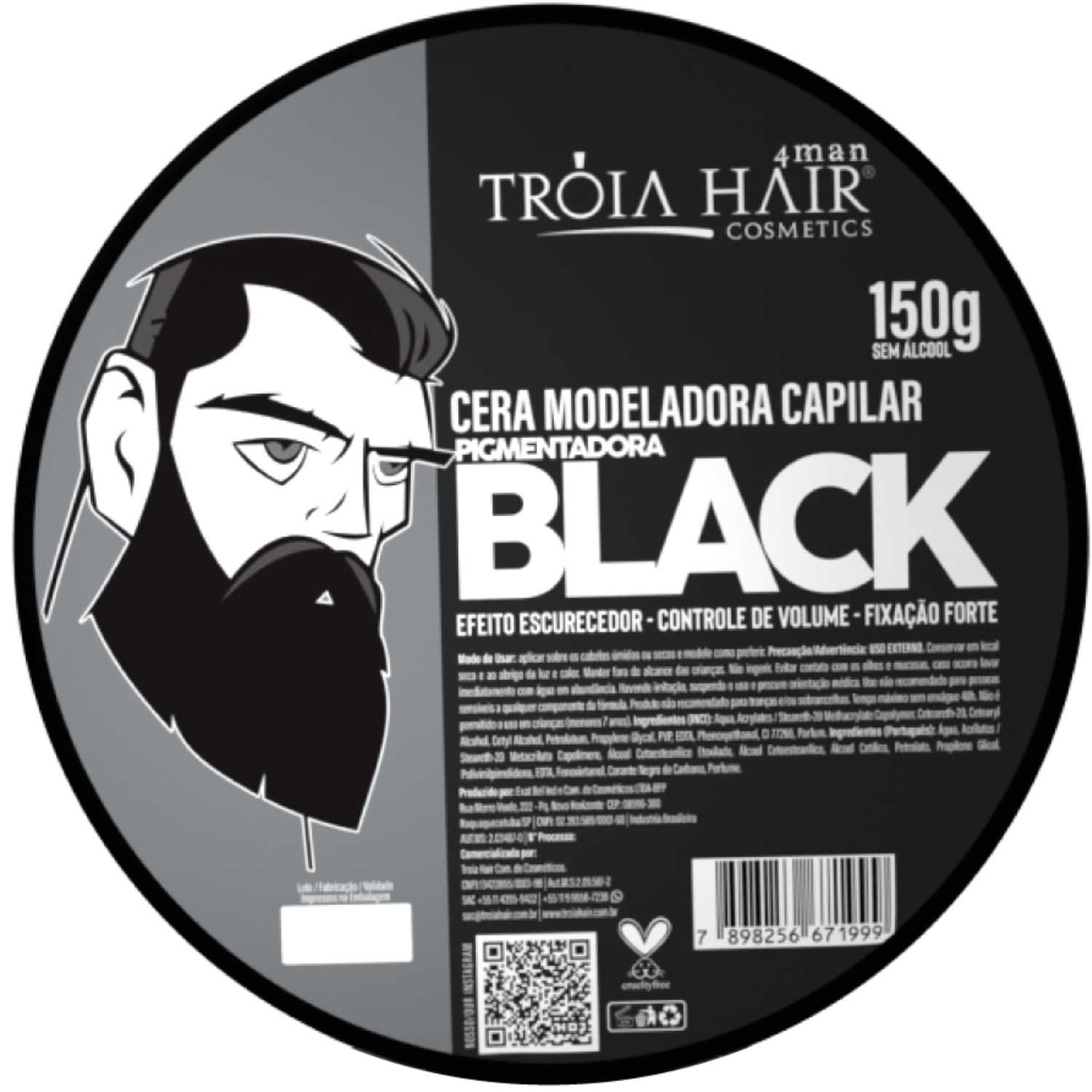 25 Pomadas Modeladoras Black e Caramelito 150g Atacado - Tróia Hair - Imagem 5
