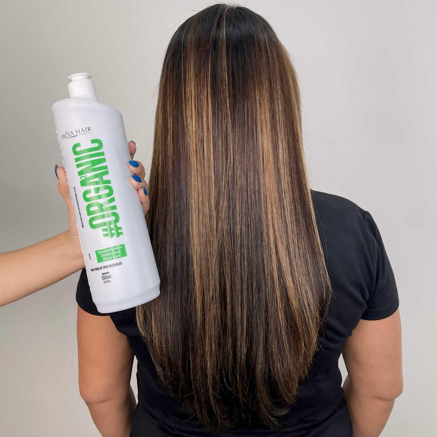 2 Ativo Organic Premium - Troia Hair - 1L - Escova Progressiva Livre de Formol - Imagem 6