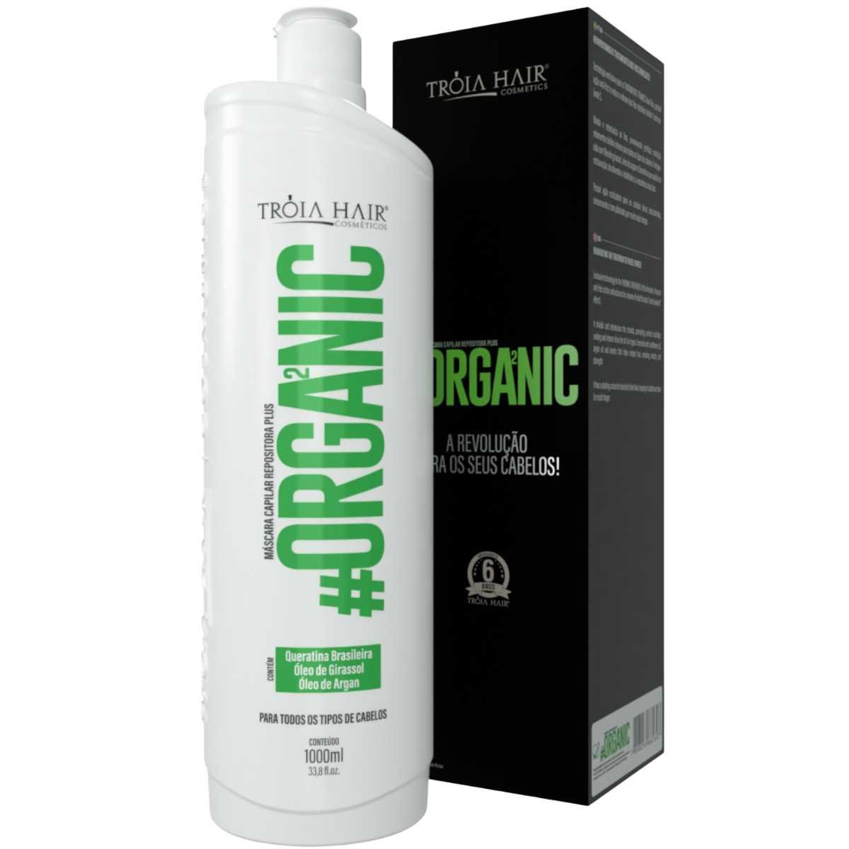 3 Ativo Organic Premium - Troia Hair - 1L - Escova Progressiva Livre de Formol - Imagem 3