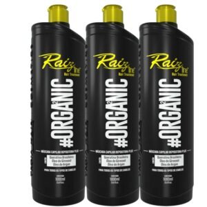 3 Ativos Orgânica Raiz Line passo 2 - Alisamento inteligente 1l