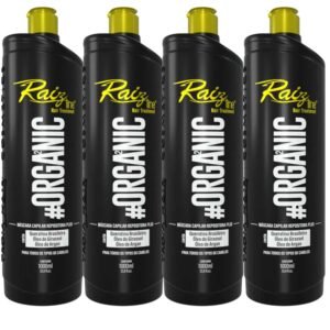 4 Ativos Orgânica Raiz Line passo 2 - Alisamento inteligente 1l