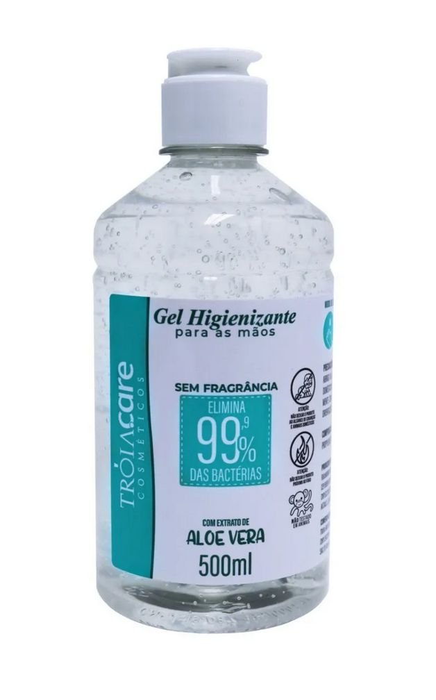 Alcool Gel 70% INPM Higienizador Antisséptico 500ml