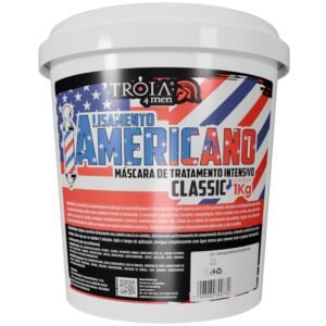 Alisamento Americano Classic 1kg - Troia Hair 4Man: Alisamento Profissional Rápido