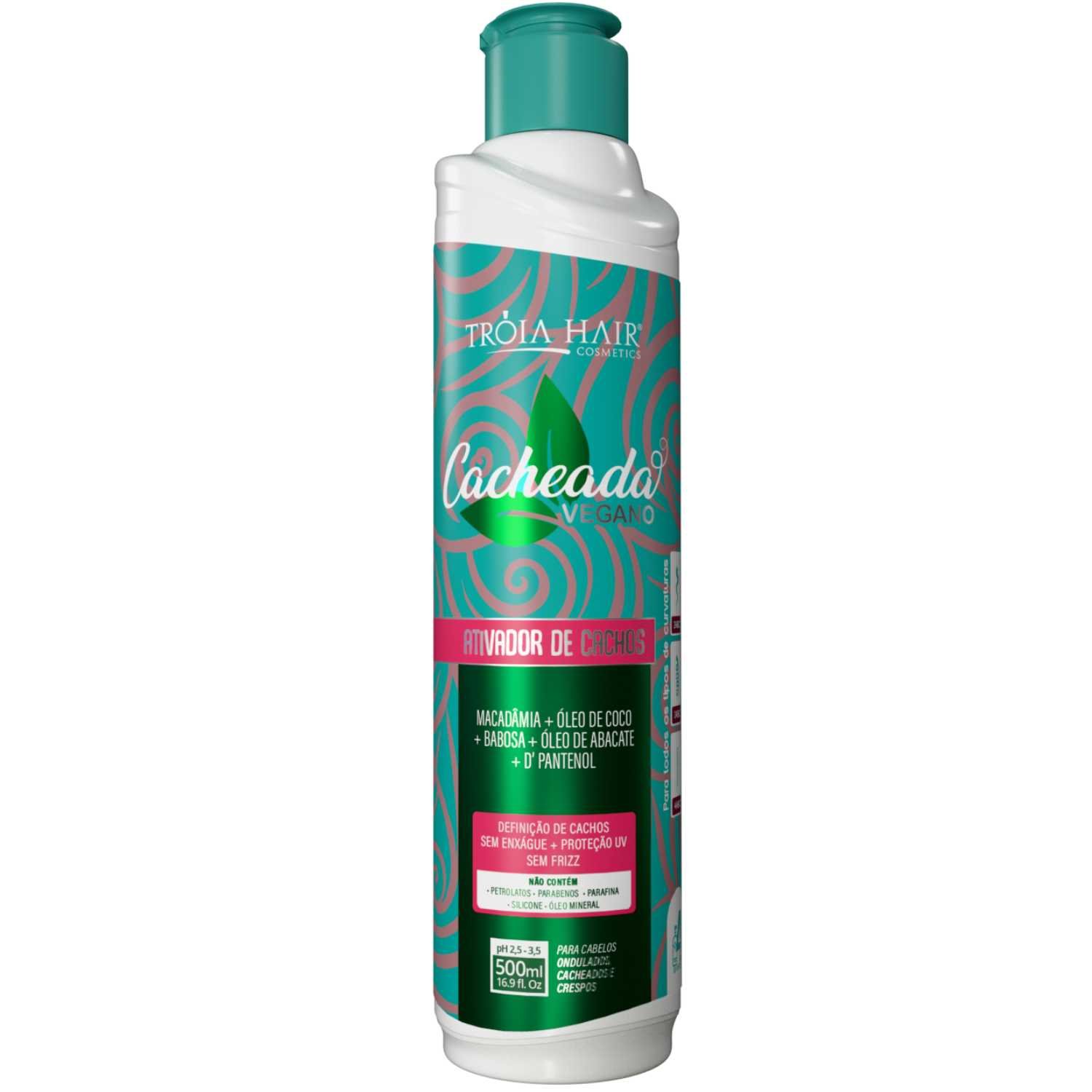 Ativador De Cachos - Linha Cacheada 500ml - Troia Hair