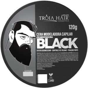 Cera Modeladora Black Pigmentante 120g - Troia Hair