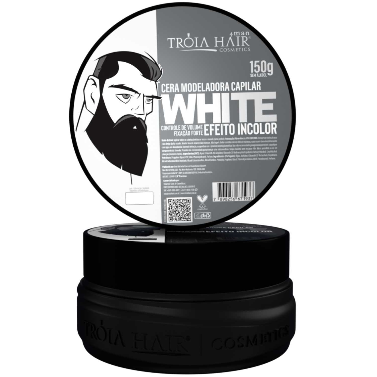 Cera Modeladora Incolor 150g - Troia Hair