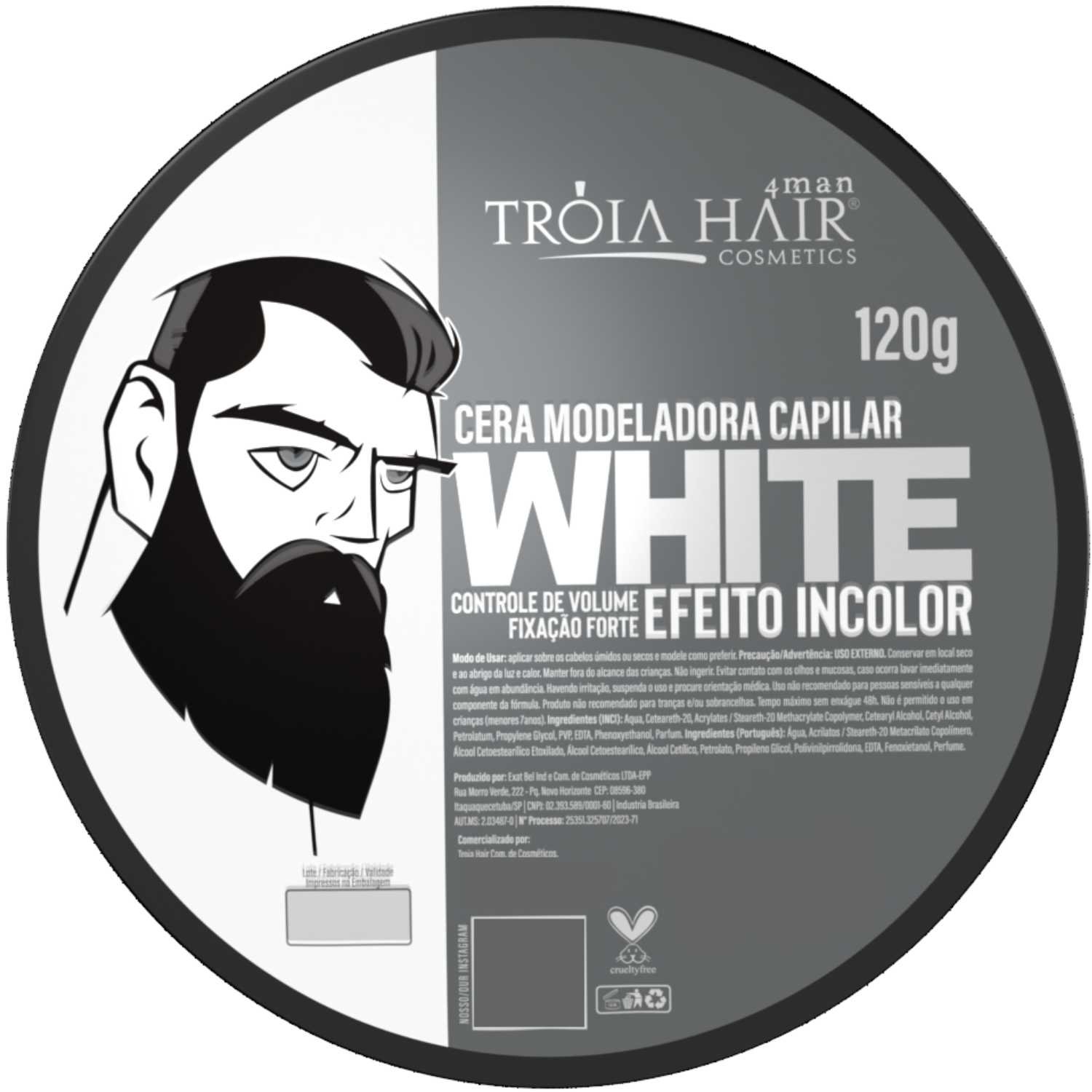 Cera Modeladora Troia Hair 120g Kit Completo 5 Tipos - Imagem 2