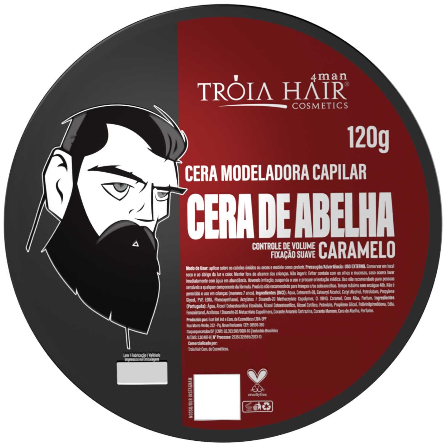Cera Modeladora Troia Hair 120g Kit Completo 5 Tipos - Imagem 5