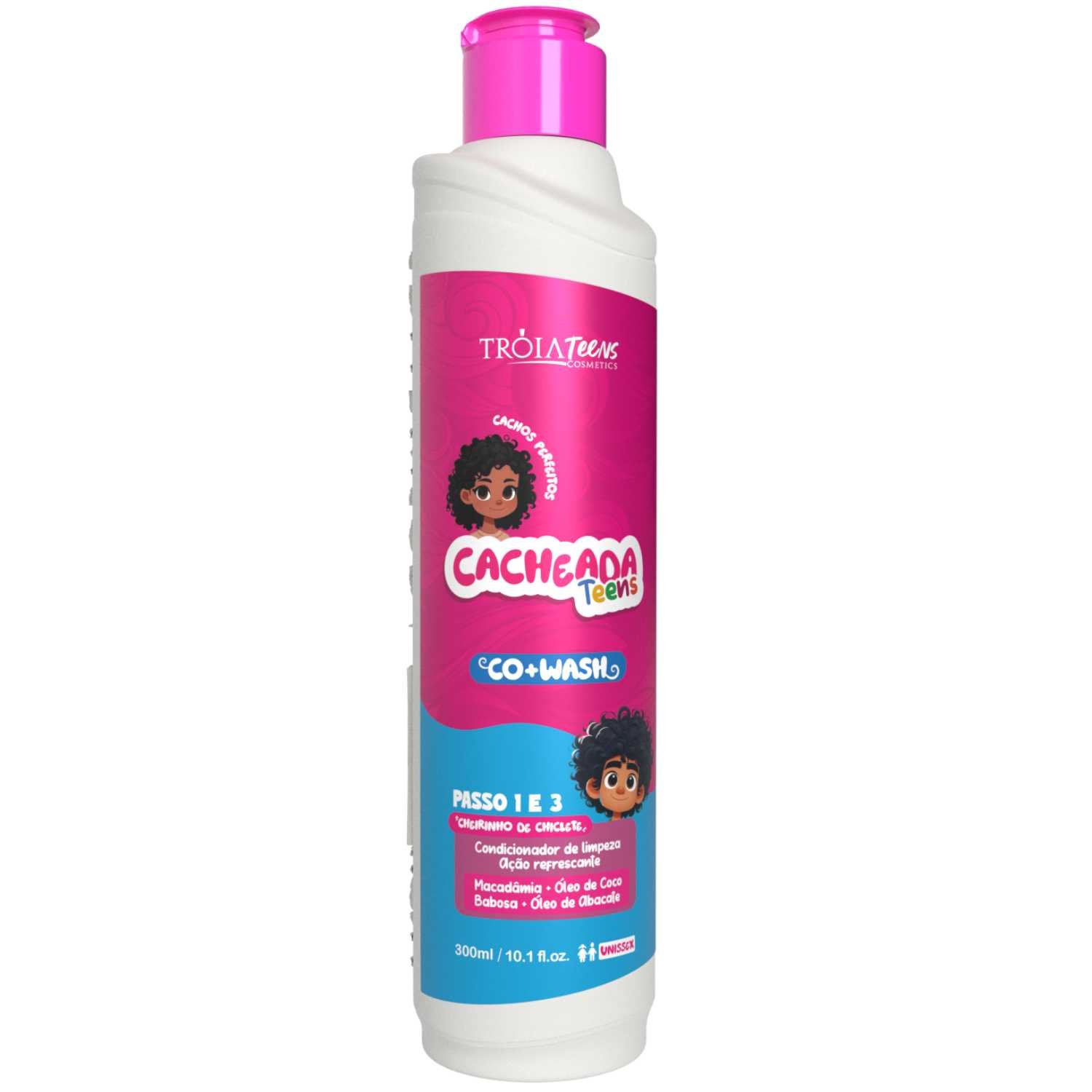 Co-Wash Cacheada Kids Cheirinho De Chiclete 300ml Tróia Hair