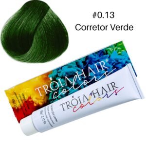 Coloração em Creme Permanente Corretor Verde #0.13 - Troia Hair colors 60g