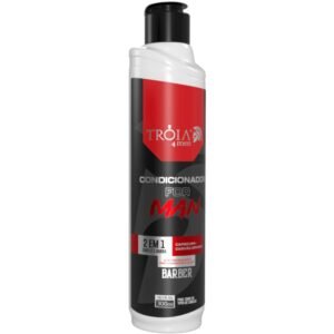 Condicionador 4Man 300ml Com Capsicum e Carvão Ativado - Tróia Hair Cuidado para Cabelo e Barba