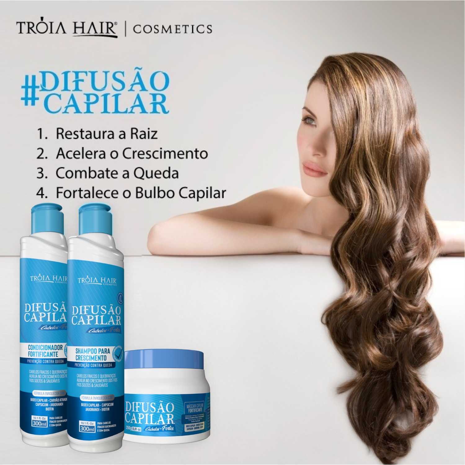 Condicionador Difusão Capilar para Crescimento - Troia Hair - Imagem 3