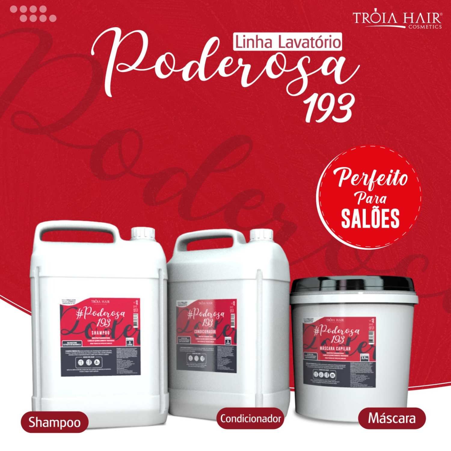 Condicionador Lavatório Poderosa 1.9.3  5kg CONCENTRADO - Troia Hair - Imagem 2
