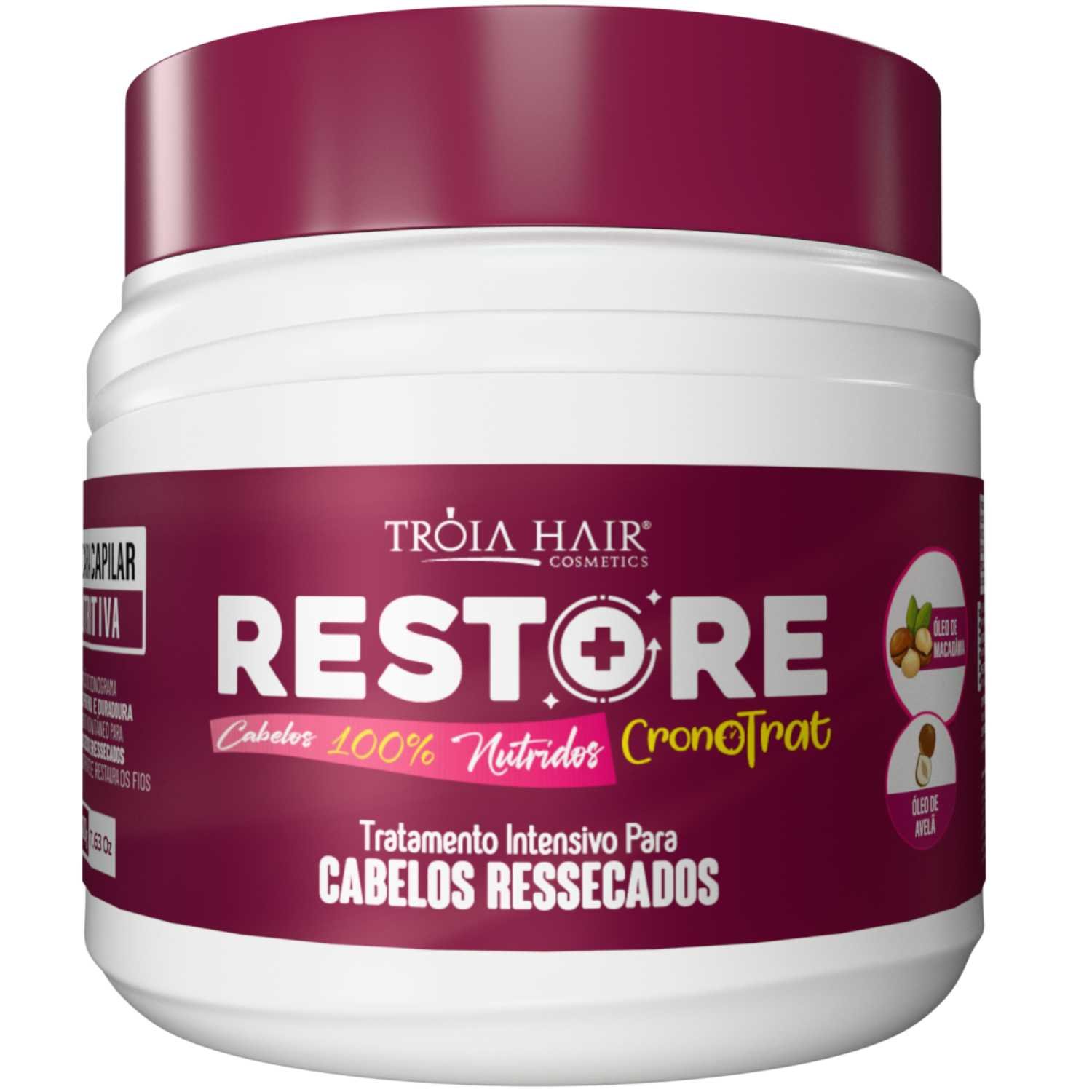 Máscara Nutritiva Restore Cronotrat 500g - Troia Hair