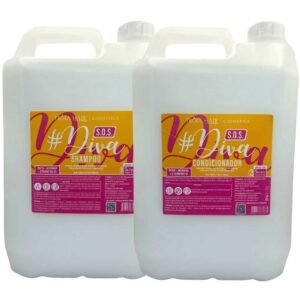 Shampoo e Condicionador Lavatório S.O.S Diva Troia Hair 10L