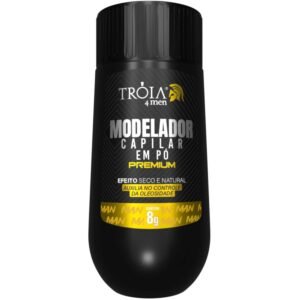 Fixador Capilar em Pó White 10g Troia Hair - Modelador com Efeito Natural