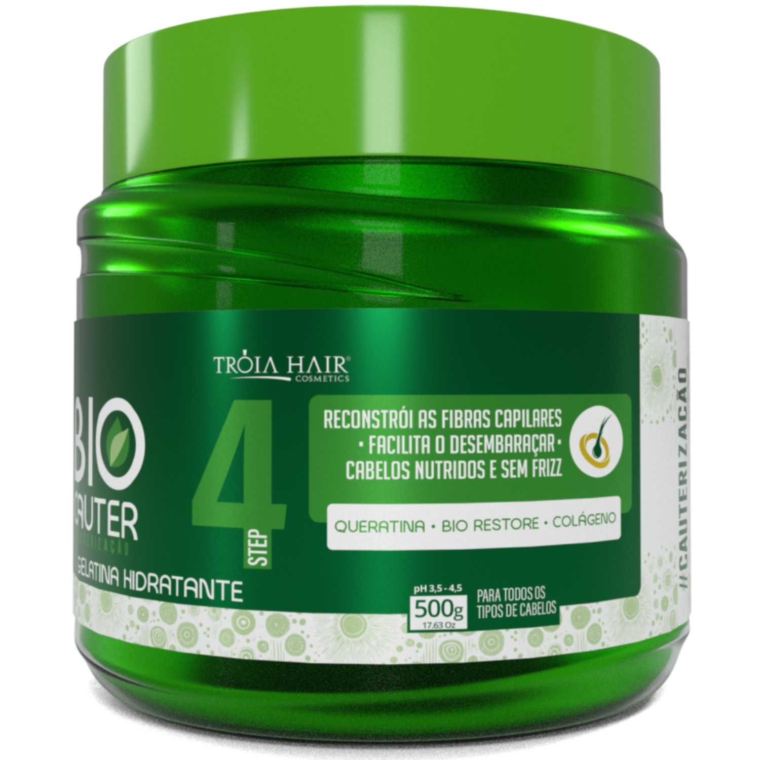 Gelatina Verde 500g ( Passo 4 Cauterização ) - Troia Hair