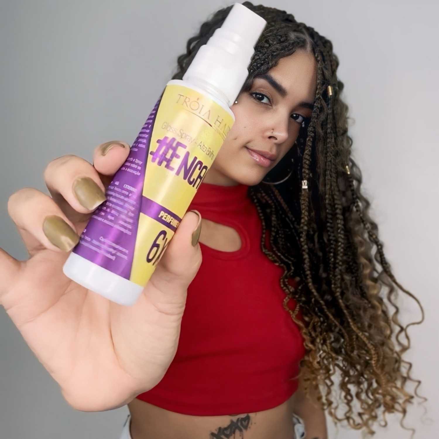Gloss Spray #Encantadora 6 em 1 Perfume Capilar - 70ml - Troia Hair - Imagem 5
