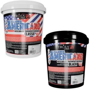 Kit Alisamento Americano Black 1kg + Classic 1kg