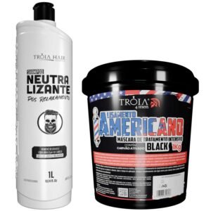 Kit Alisamento Americano Black 1kg com Neutralizante 1l