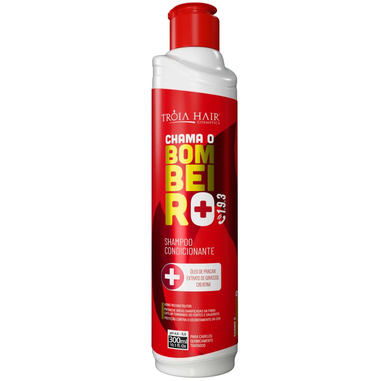 Kit Bombeiro Pré e Pós Coloração - Recuperação Completa para Cabelos Quimicamente Tratados - 850ml - Imagem 3