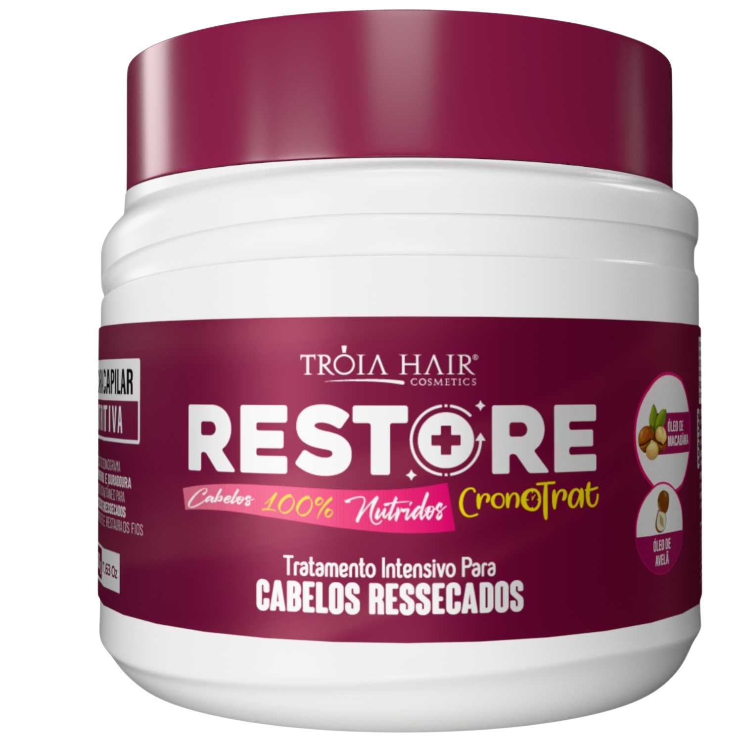 Kit Cronograma 500g - Solução Completa para Todos os Tipos de Cabelos Tróia Hair - Imagem 9