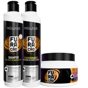 Kit Furacão  Hidratação para Cabelos Mistos 850ml - Troia Hair
