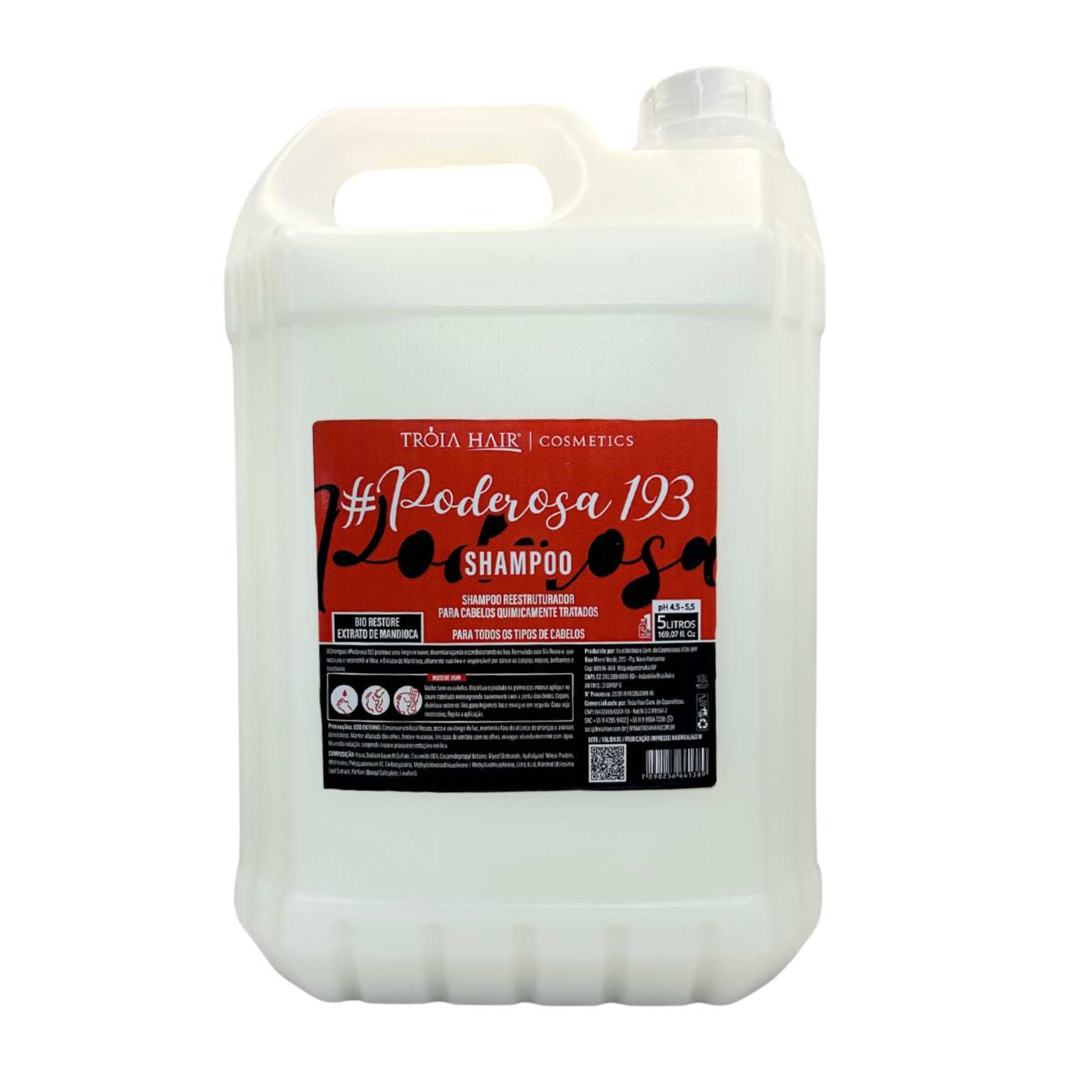 Kit Lavatorio 1.9.3 Poderosa Linha Profissional - Troia Hair 13500Kg - Imagem 5