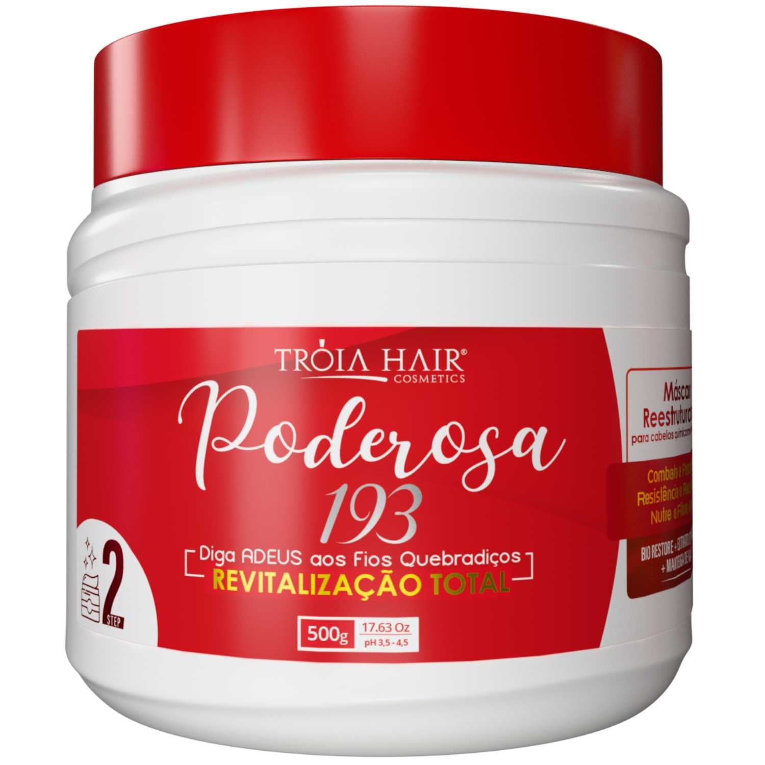 Kit Manuteção 1.9.3 Poderosa para Todos os Tipos de Cabelos - Troia Hair 1500ml - Imagem 5