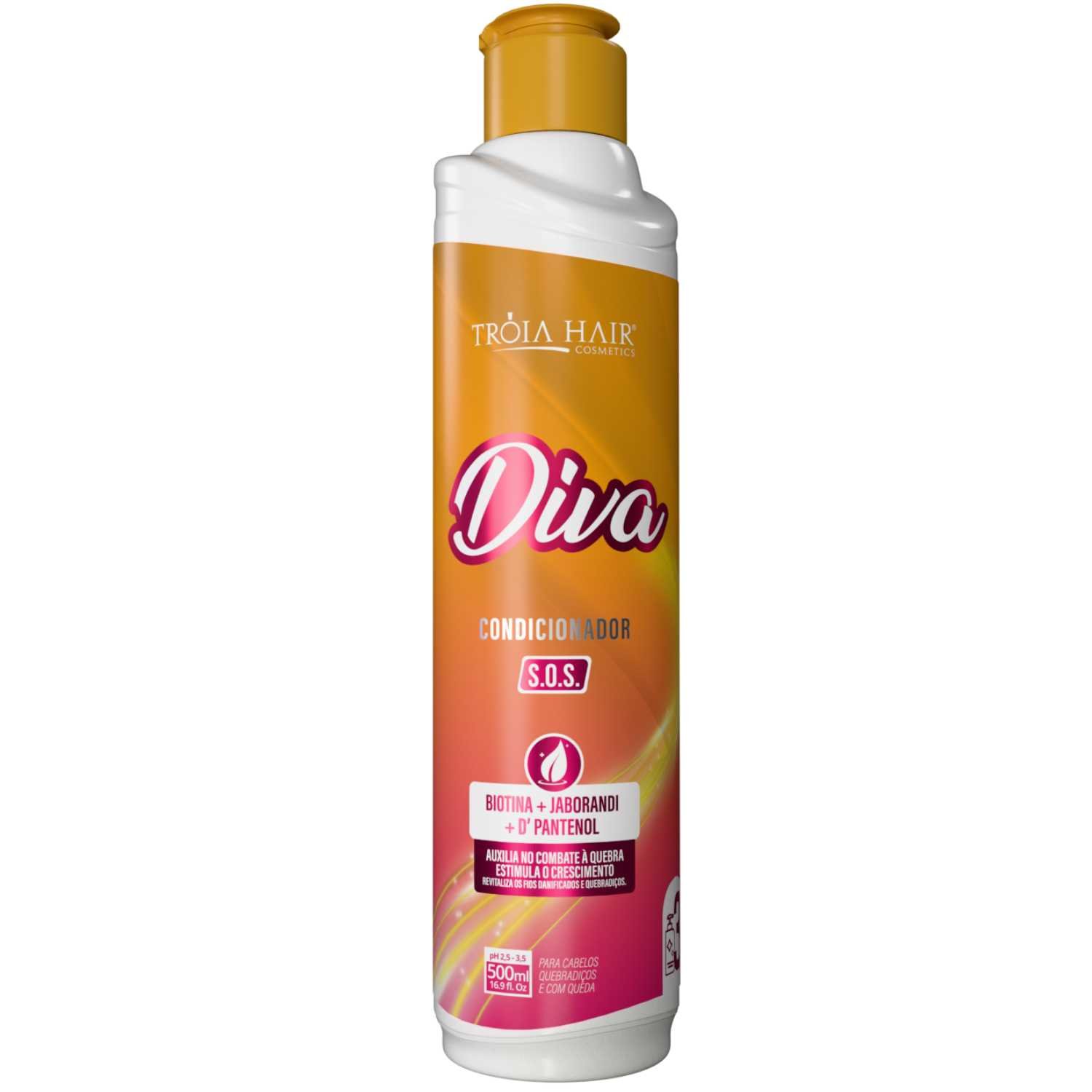 Kit Manutenção S.O.S Diva Pós Química - Troia Hair 1.500 ml - Imagem 7