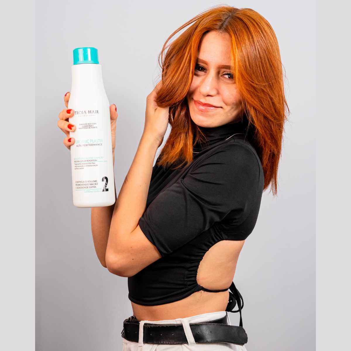 Kit Organicplastia Passo 1 e 2 - Selagem Definitiva Troia Hair - Imagem 4