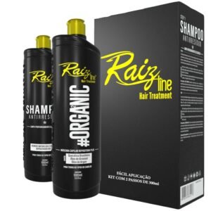 Kit Progressiva Alisamento Semi-Definitivo Orgânico Raiz Line - 2x1000ml
