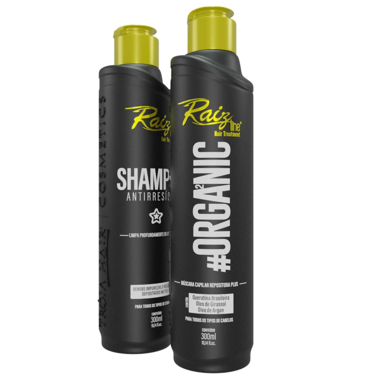 Kit Progressiva Alisamento Semi-Definitivo Orgânico Raiz Line - 300ml - Imagem 3