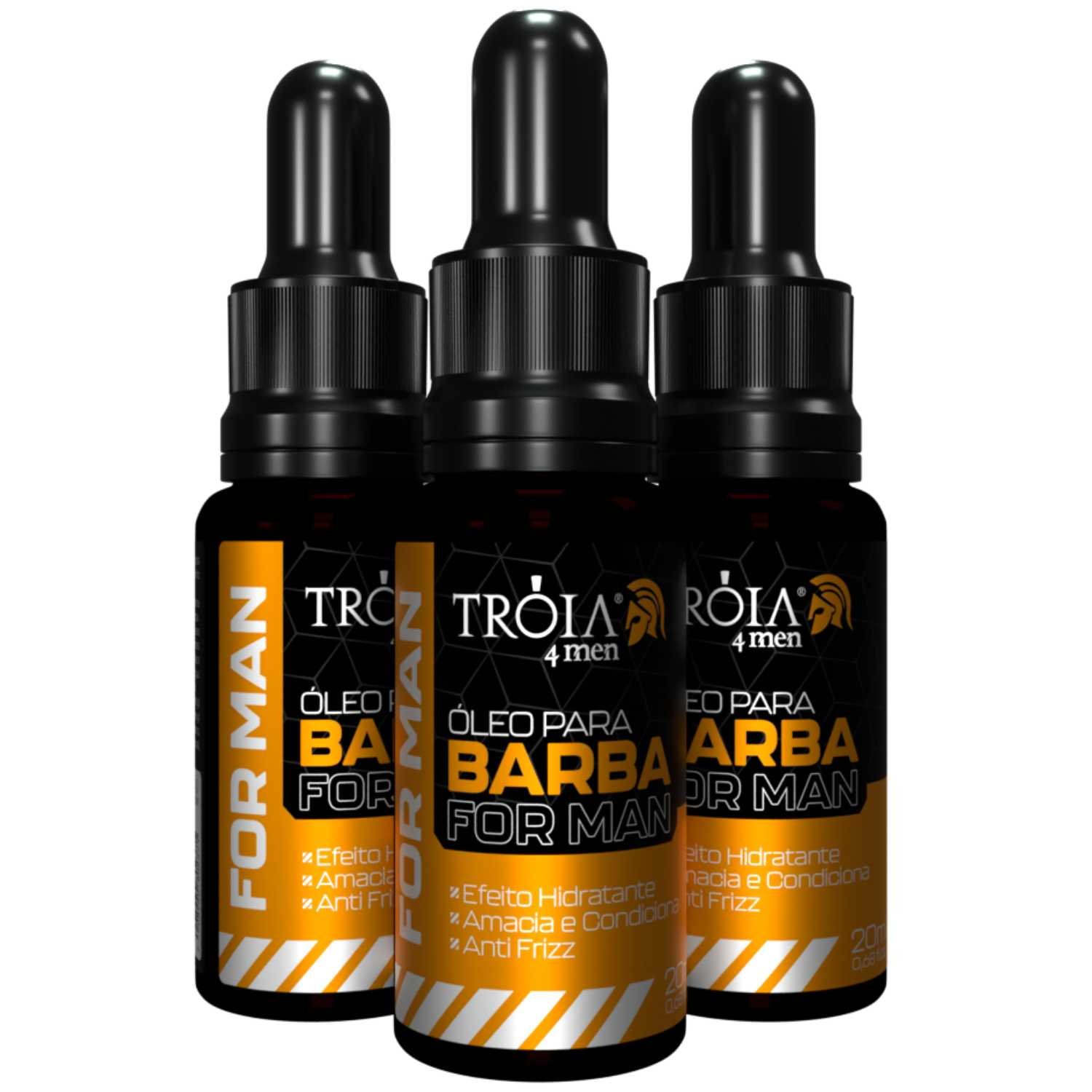 Óleo de Crescimento e Nutrição Para Barba 20ml - Troia Hair 4Man - Imagem 4