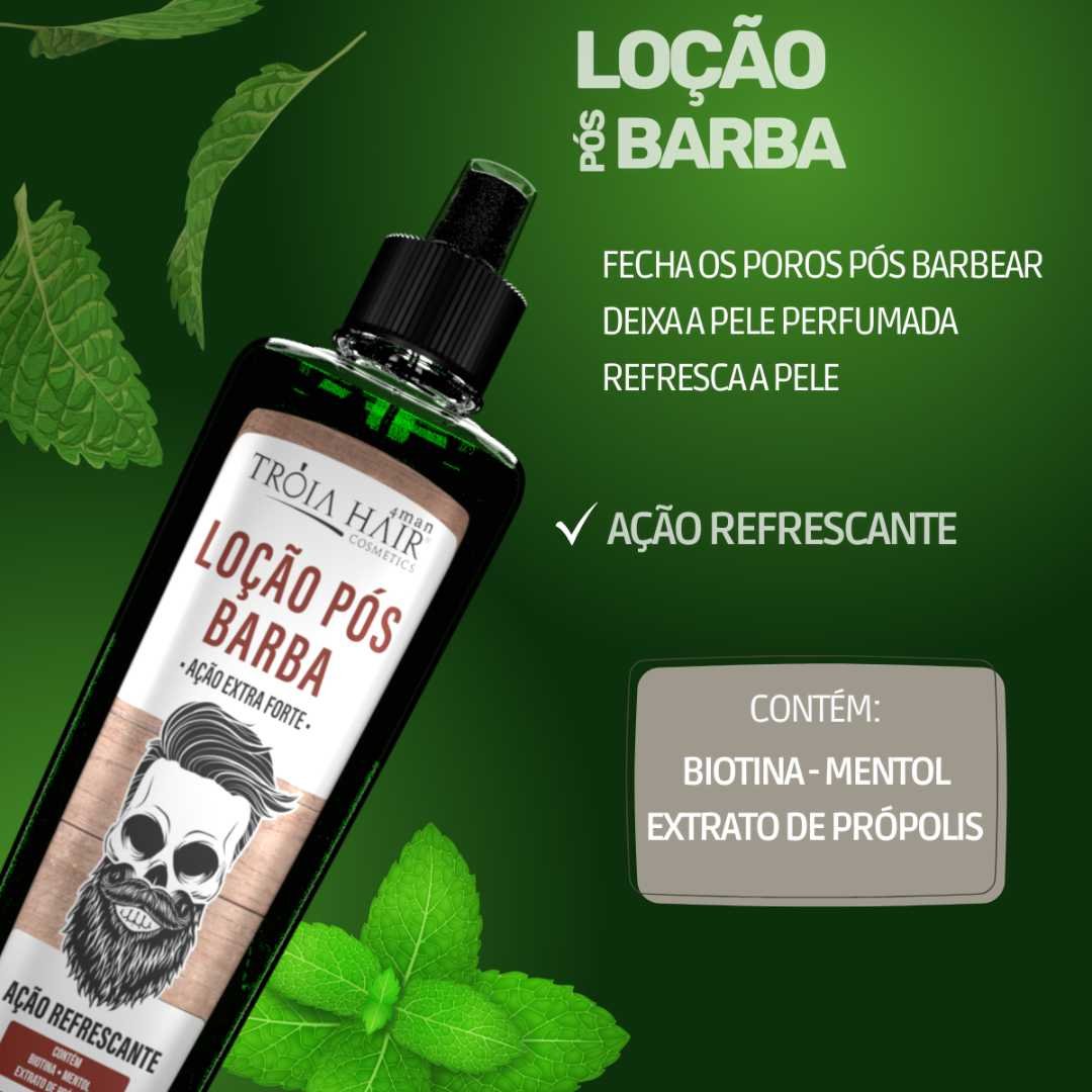 Loção Pós-Barba Extra Forte 350ml com Spray aplicador - Troia Hair 4Man - Imagem 5