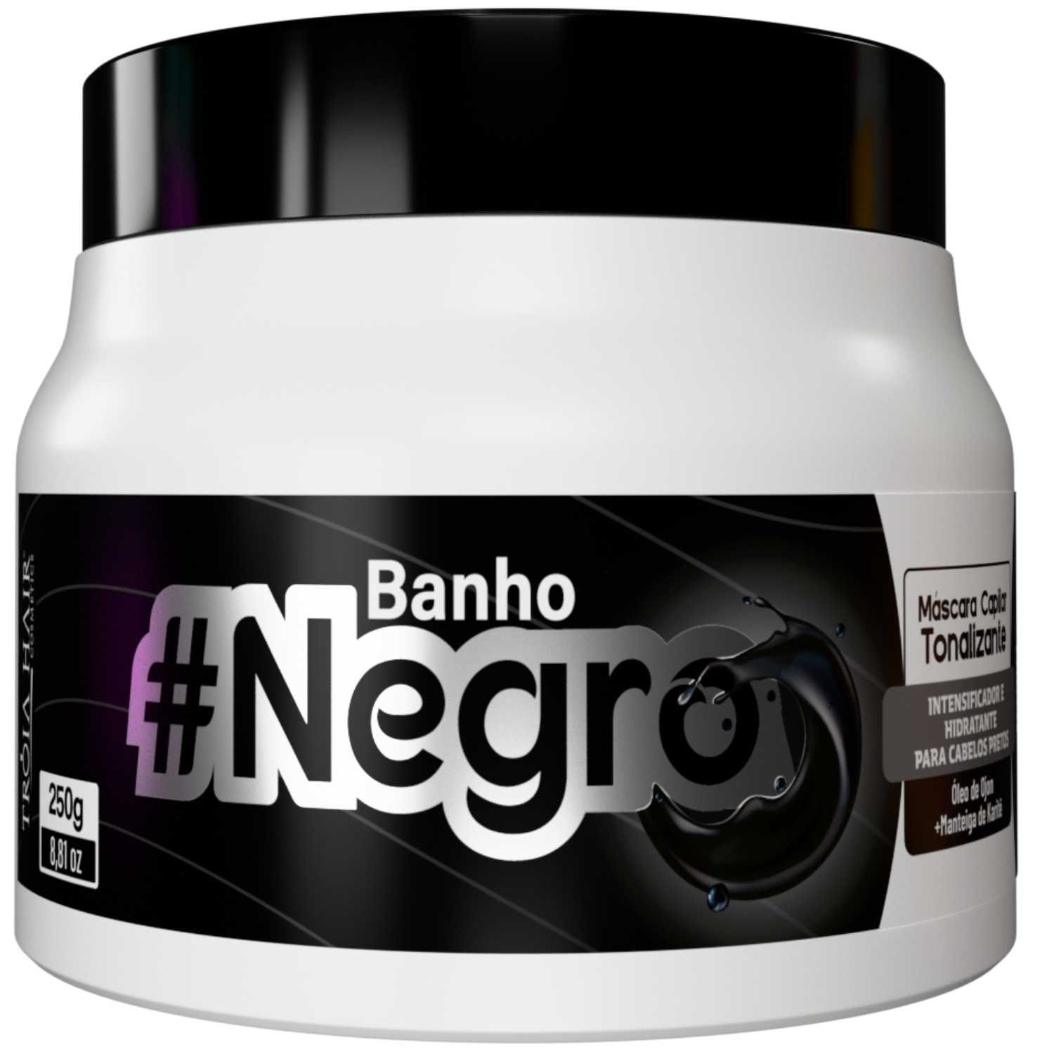 Máscara Capilar Banho Negro Intensificador de Tom 250g