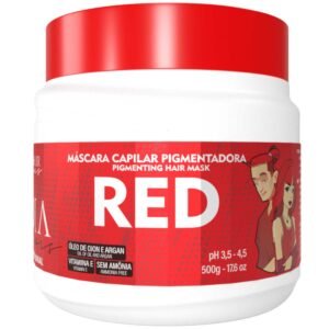 Máscara Capilar Pigmentadora Troia Colors Red 500g Cor fantasia - Troia Hair