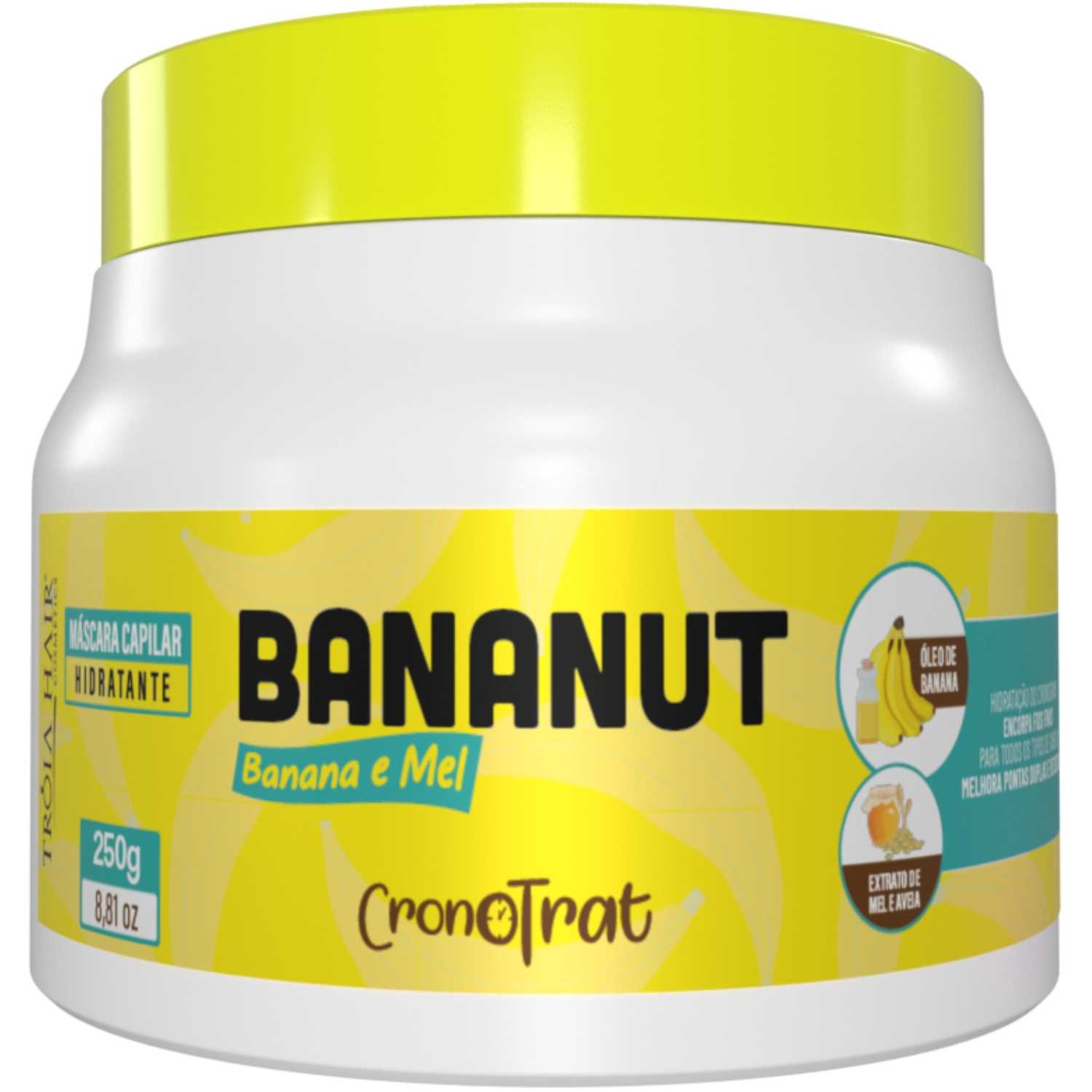 Máscara Hidratante Bananut Cronotrat Tróia Hair - 250g
