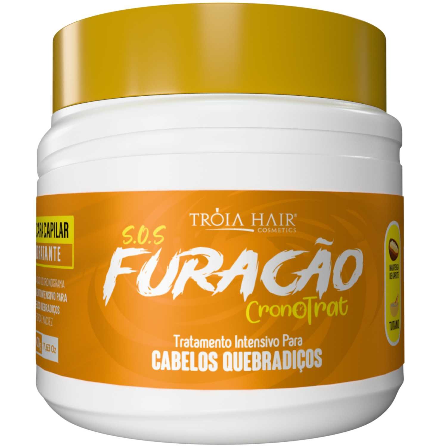 Máscara Hidratante S.O.S Furacão Cronotrat 500g - Troia Hair