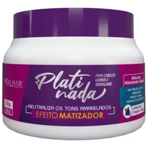 Máscara Matizadora Platinada 250g - Troia Hair