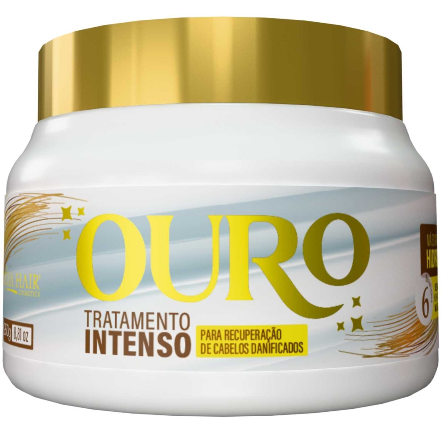 Máscara Ouro Hidratação 6 em 1 250g - Troiar Hair