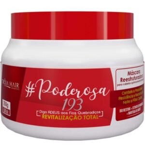 Máscara Pós Quimica 1.9.3 Poderosa 250g - Troia Hair