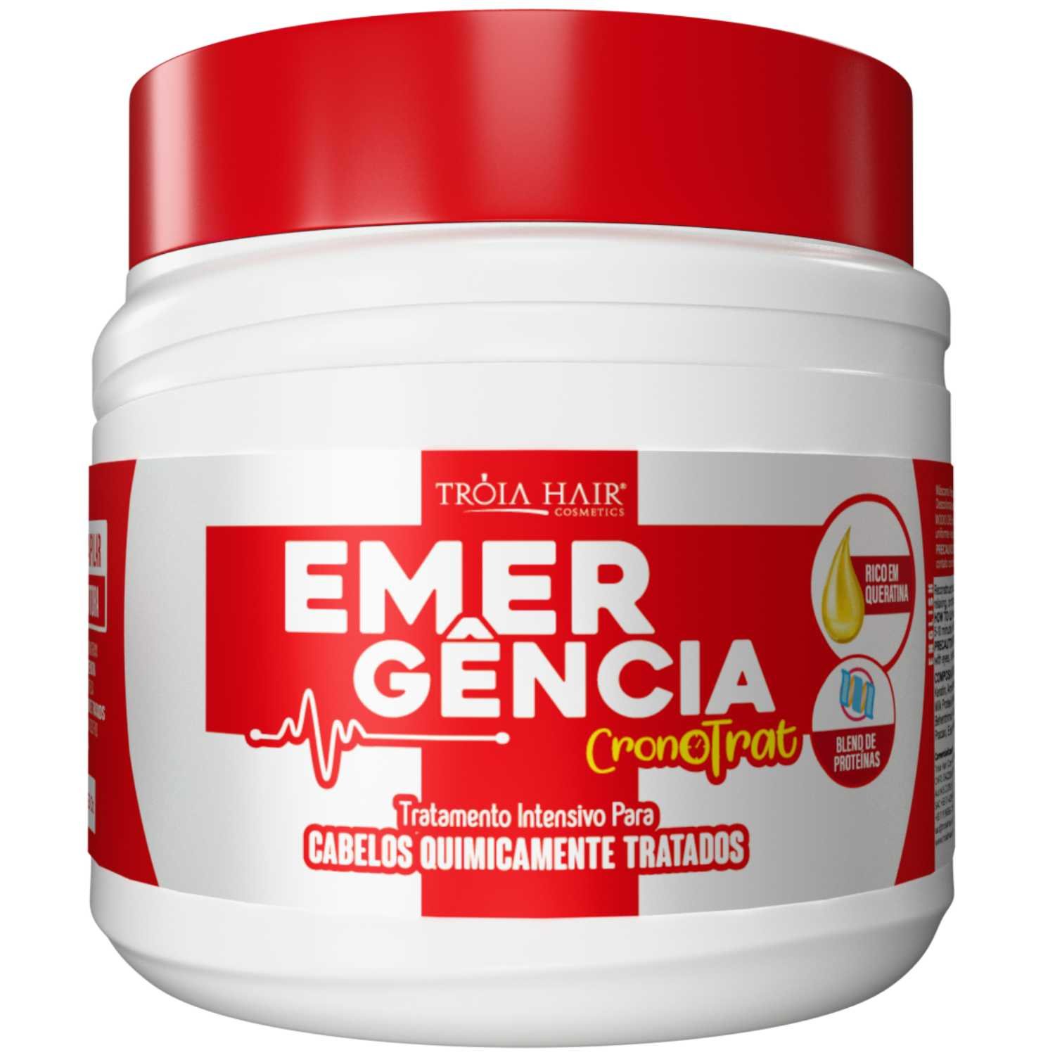 Máscara Reconstrutora Emergência Cronotrat 500g - Troia Hair